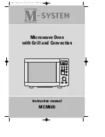 M-system MCM600 Instruction Manual preview