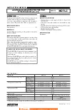 Preview for 1 page of M-system MD7LC Instruction Manual