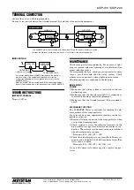 Preview for 3 page of M-system MDP-100 Instruction Manual