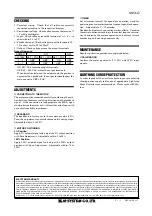 Preview for 3 page of M-system MEX-D Instruction Manual