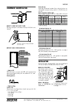 Preview for 2 page of M-system MEXM Instruction Manual