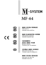 Предварительный просмотр 1 страницы M-system MF-64 Instruction For The Use - Installation Advice