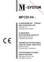 M-system MFCDI 94 Series Instructions For The Use предпросмотр