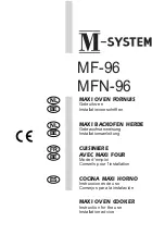 Предварительный просмотр 1 страницы M-system MFN-96 Instruction For The Use - Installation Advice