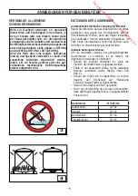 Preview for 41 page of M-system MFTW120IX Instructions And Advice For Installing, Using And Servicing