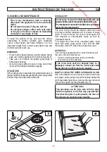 Preview for 78 page of M-system MFTW120IX Instructions And Advice For Installing, Using And Servicing