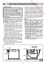 Preview for 23 page of M-system MFTW95IX Instructions And Advice For Installing, Using And Servicing