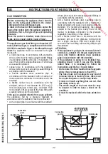 Preview for 107 page of M-system MFTW95IX Instructions And Advice For Installing, Using And Servicing