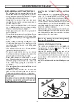 Preview for 96 page of M-system MFTW95IXG60B Instructions And Advice For Installing, Using And Servicing