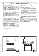 Preview for 105 page of M-system MFTW95IXG60B Instructions And Advice For Installing, Using And Servicing