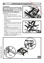 Preview for 111 page of M-system MFTW95IXG60B Instructions And Advice For Installing, Using And Servicing