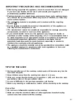 Preview for 61 page of M-system MGK 600 Instruction For The Use - Installation Advice