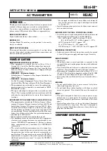 M-system Mini-M M2AC Instruction Manual preview