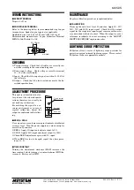 Preview for 3 page of M-system Mini-M M2CDS Instruction Manual