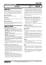 Preview for 1 page of M-system Mini-M M2DIS Instruction Manual