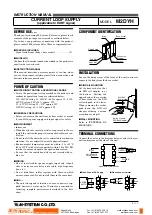 Preview for 4 page of M-system Mini-M M2DYH Series Quick Start Manual