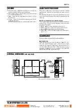 Preview for 5 page of M-system Mini-M M2DYH Series Quick Start Manual