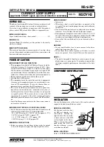 Preview for 1 page of M-system Mini-M M2DYH2 Instruction Manual