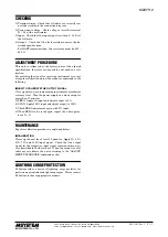 Preview for 3 page of M-system Mini-M M2DYH2 Instruction Manual