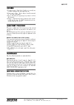 Preview for 3 page of M-system Mini-M M2DYHR Instruction Manual