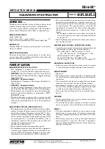 Preview for 1 page of M-system Mini-M M2FL Instruction Manual