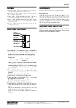 Preview for 3 page of M-system Mini-M M2LCS Instruction Manual