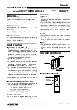 Предварительный просмотр 1 страницы M-system Mini-M M2MNV Instruction Manual