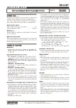 Preview for 1 page of M-system Mini-M M2MS Instruction Manual