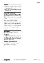 Preview for 3 page of M-system Mini-M M2MST Instruction Manual