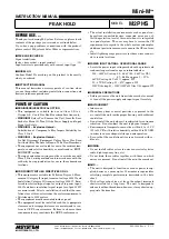 M-system Mini-M M2PHS Instruction Manual preview