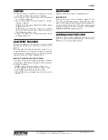 Preview for 3 page of M-system Mini-M M2RS Instruction Manual