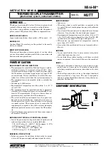 Предварительный просмотр 1 страницы M-system Mini-M M2TT Instruction Manual