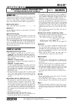 Preview for 1 page of M-system Mini-M M2XRP2 Instruction Manual