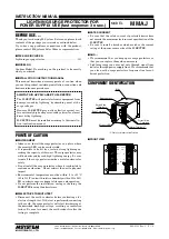 Предварительный просмотр 1 страницы M-system MMAJ Instruction Manual