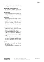 Preview for 2 page of M-system MRP10 Instruction Manual