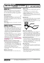 Preview for 1 page of M-system MSP4 Instruction Manual