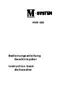 Preview for 1 page of M-system MVW 680 Instruction Book