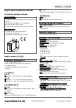 M-system MXCB-1 Manual preview