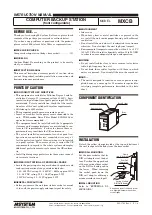 Предварительный просмотр 1 страницы M-system MXCB Instruction Manual