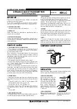 Preview for 1 page of M-system MXLC Instruction Manual