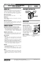 Preview for 1 page of M-system MXS Instruction Manual