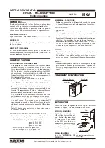 Preview for 1 page of M-system MXV Instruction Manual