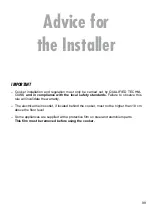 Preview for 99 page of M-system PRF 965 IX Instruction For The Use - Installation Advice