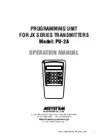 M-system PU-2A Operation Manual предпросмотр