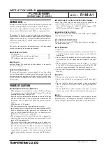 Preview for 1 page of M-system R1M-A1 Instruction Manual