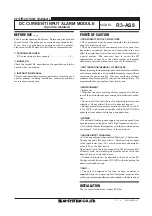 Preview for 1 page of M-system R3-AS8 Instruction Manual