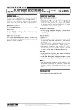 M-system R3-CT8A Instruction Manual preview