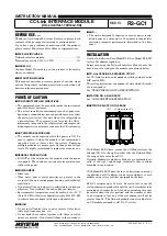 M-system R3-GC1 Instruction Manual preview