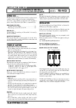 Preview for 1 page of M-system R3-NC2 Manual