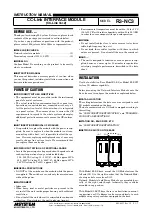 Preview for 1 page of M-system R3-NC3 Instruction Manual